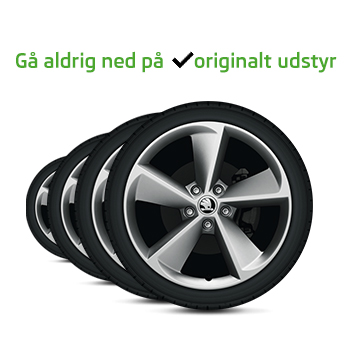  Gå ikke ned op originalt udstyr til din SKODA